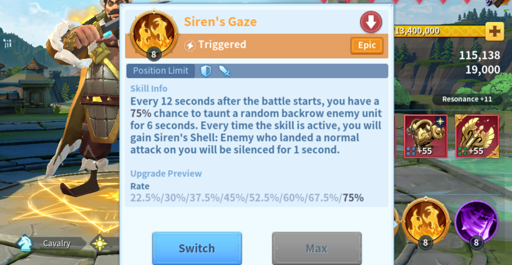 Siren's Gaze - Wiki & Tools | Infinity Kingdom