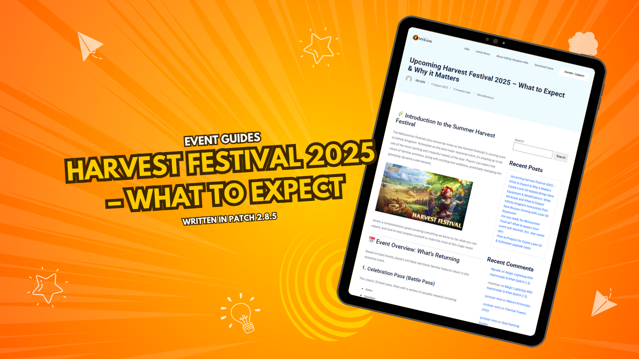Upcoming Harvest Festival 2025 – What to Expect & Why it Matters - Wiki ...